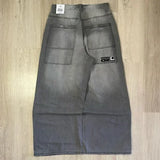 DERMEARNE Streetwear Y2K 2024 New Multi-pocket Washed Baggy Jeans Men And Women Hip-hop Harajuku Casual Gothic High Waist Wide Trouser