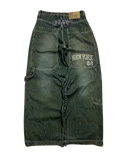 DERMEARNE Streetwear Y2K 2024 New Multi-pocket Washed Baggy Jeans Men And Women Hip-hop Harajuku Casual Gothic High Waist Wide Trouser