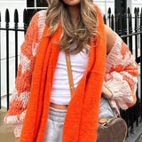 DERMEARNE Stripe Pattern Cropped Cardigans Vintage Lantern Sleeves Knitted Sweater Aesthetic Y2k Knitwear Coat Women Autumn Outwear Street