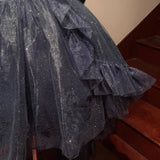 DERMEARNE Summer New French Fashionable, Waist Wrapped, Slim and Slim Slim Sparkling Tailed Dress Short Skirt for Women