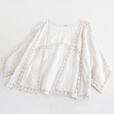 DERMEARNE Summer Shawl-Style Blouse Women'S Bat Shirt Thin Sun Protection Clothing Lace Shirt With Suspender Skirt Cardigan Jacket