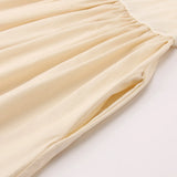 DERMEARNE Summer Sleeveless Maxi Vest Dress For Women 2025 Elegance Slim Fit Flowy Tank Dresses With Pockets High Waist Pleated Vestidos