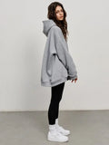 DERMEARNE Sumuyoo Oversized Hoodies & Sweatshirts for Women Autumn Winter Thick Warm Fleece Sweatshirts Girls Streetwear Loose Pullovers