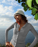 DERMEARNE Suninheart Fall Single-breasted Buttons Sweater Cardigan Brown Casual Short Knitted Sweater O Neck Women Knitted Cardigan