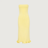 DERMEARNE TARUXY Autumn New Knitted Mini Dress For Women Fungus Contrast Color Slim Sweater Dress Elegant Female Party Clothes Long Sleeve