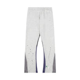 DERMEARNE Vintage Tie Dye Sweatpants Y2K Clothing Men Women Hip Hop Letter Baggy Casual Pants Casual Stretch Waist Jogging Pants Trousers