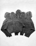 Dermearne Vintage Washed Zipper Hoodie Y2K Jacket Men Women Harajuku Hip Hop Retro Striped Patch Embroidery Oversized Hoodie Rock Clothes