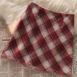 DERMEARNE Woman Harajuku Korean Fashion Suit Autumn Winter Red Irregular Knitted Sweater + High Waist Slim Y2k Mini Skirt Plaid Skirt Set