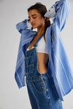 DERMEARNE Women Jumpsuits Denim Rompers Washing One Piece Solid Overalls Pockets Slim Fit Spliced Streetwear Button Playsuits 2024