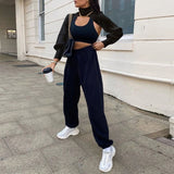 DERMEARNE Women Lantern Long Sleeve Sweater Sexy Hollow Out Turtleneck Solid Color Crop Top Ribbed Knit Loose Shrug Cover Up