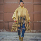 DERMEARNE Womens Plus Size Fashion Tops Streetwear Solid Fall Clothes Ladies Elegant Tops and Blouses with Tassel Wholesale Dropshipping