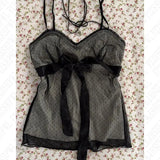 DERMEARNE Y2K Advanced Sleeveless Daily clothing Vintage Women's Chic Streetwear Harajuku Sweet Tank Tops Summer Classic Kawaii Camisole