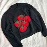 DERMEARNE Y2K Loose Vintage Cute Kawaii Aesthetic Fashion Harajuku Sweater Women Autumn Winter Casual High Streetwear Pullover Sweater emo