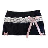 DERMEARNE Y2K Streetwear Khaki Pleated Skirt Womens Clothing Harajuku Hot Girl Sweet Goth Sexy Slim Ribbed Elastic Waist High Waist Skirt