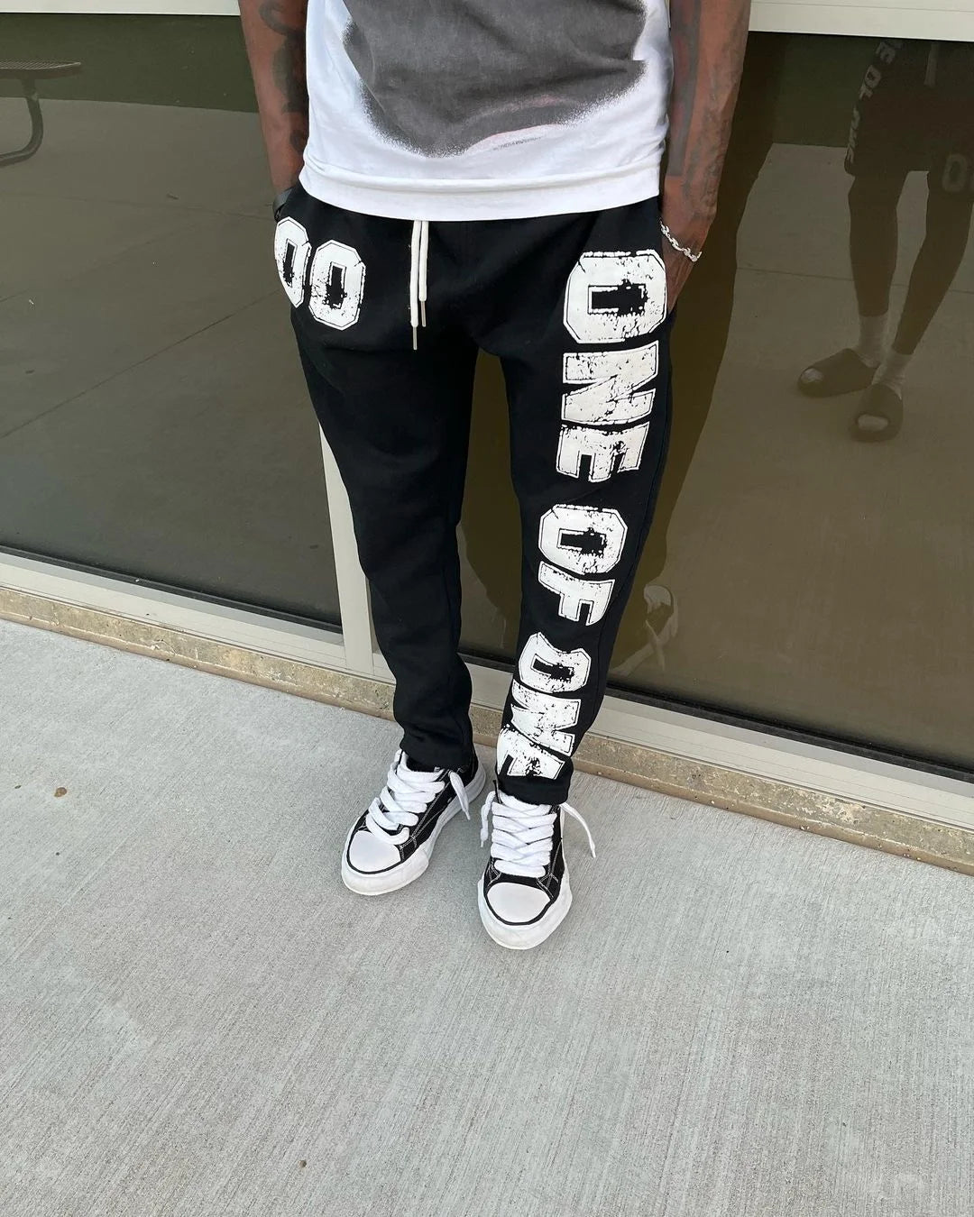 DERMEARNE Y2K Women's Men's pants 90s vintage clothes streetwear kpop dance oversize Hip Hop hight street Campus Wear Pull out elasticity