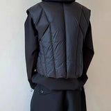 DERMEARNE high street irregular vest jacket for men and women in autumn and winter, with a niche and high-end design, cotton clothing