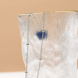 Dermearne Feeling Emotional Sensitive Discoloration Love Pendant Necklace Stainless Steel Beaded Chain Necklaces Gift Jewelry New Fashion