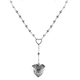 Dermearne Personalized Heart Locket Necklace for Girls Stainless Steel- Heart Necklace