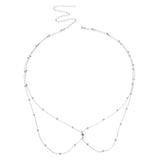 Dermearne Double Layer Body Chain Waist  Sexy Casual Women's Piercing Jewelry