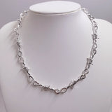Dermearne Hot/Small Wire Brambles Iron Black Choker Necklace Men Hip-hop Gothic Punk Style Barbed Wire Little Thorns Chain Choker Gifts